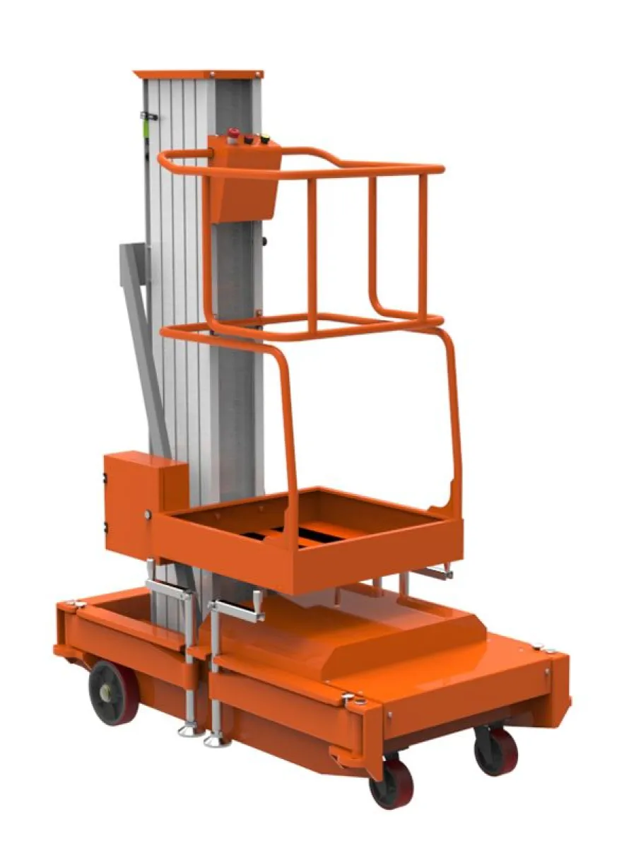 Подъемник мачтовый телескопический GTWY9-100 АС 220V/50HZ 125 кг 9 м (от сети)