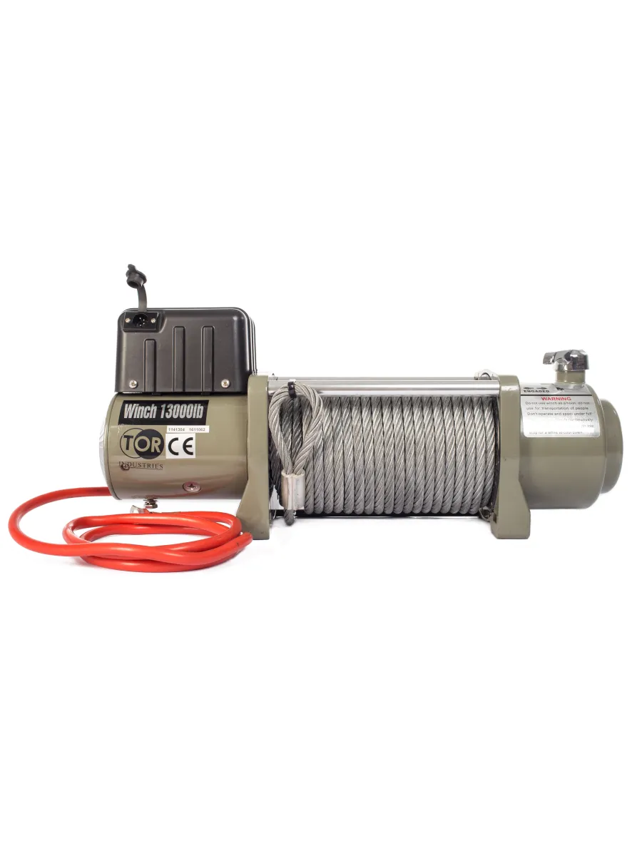 Лебедка автомобильная 12V г/п 6,804 тн длина 28 м