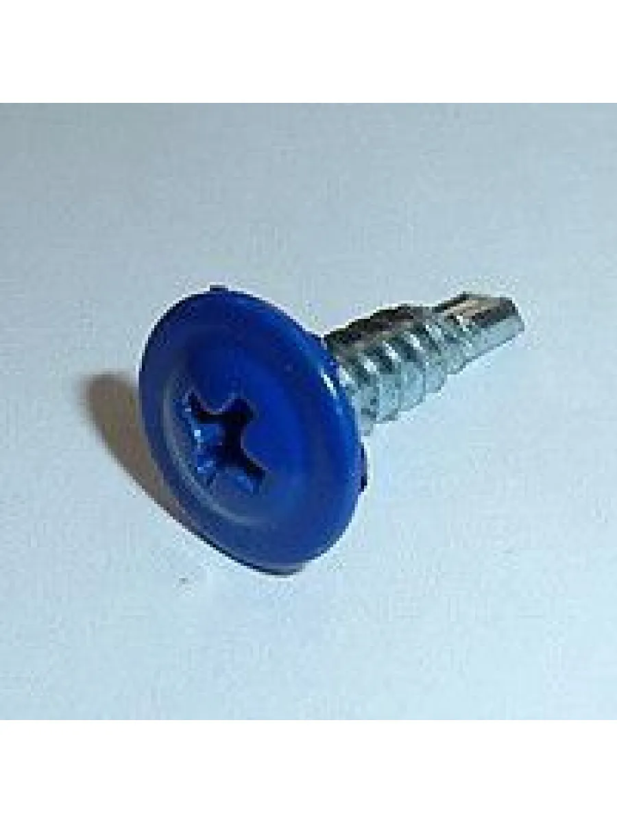 Саморезы с п/ш сверло 4,2х38 5005 синие (упаковка 500шт.) POWER FASTEN