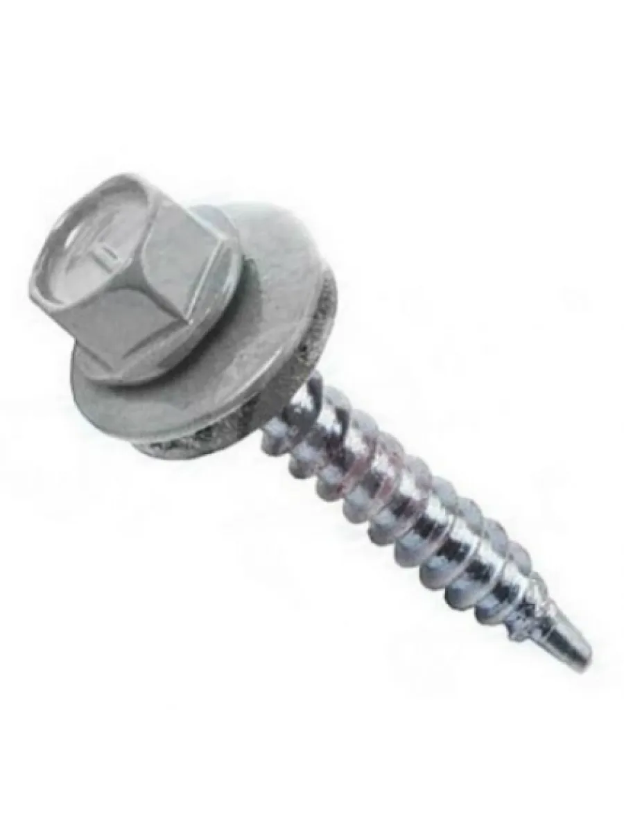 Саморезы ш/г 7004 серый 4,8х35 (упаковка 550шт.) POWER FASTEN 