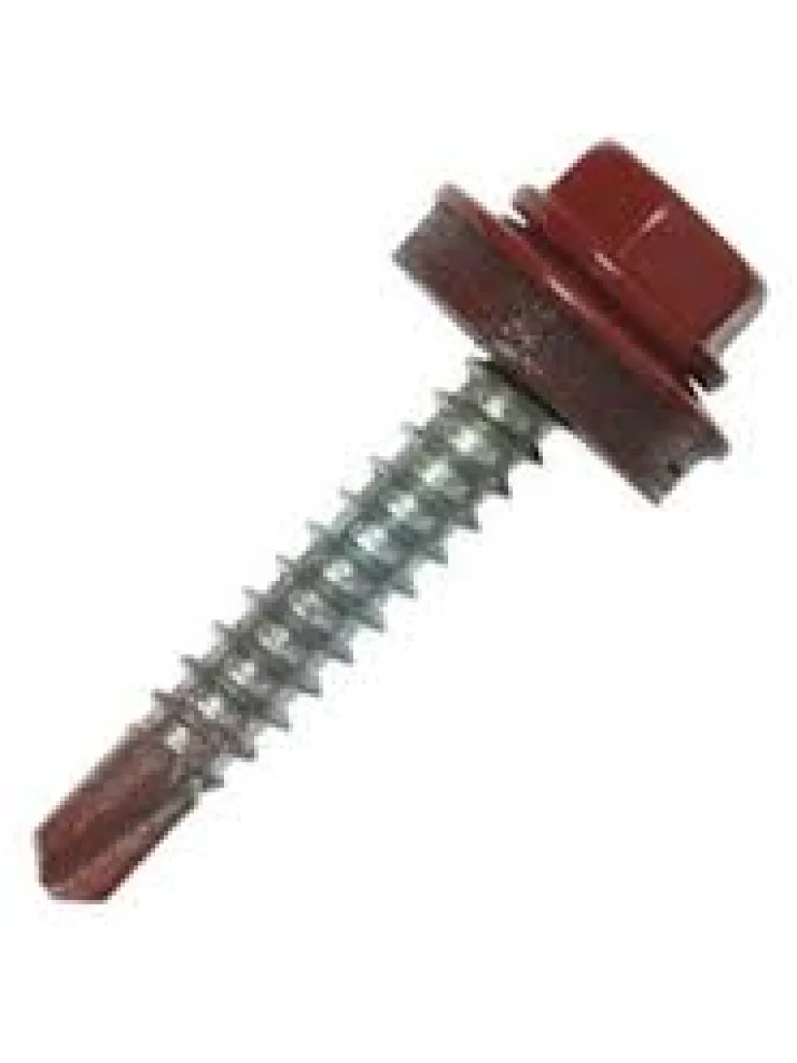 Саморезы ш/г 3003 кр. рубин 5,5х25 (упаковка 575шт.) POWER FASTEN