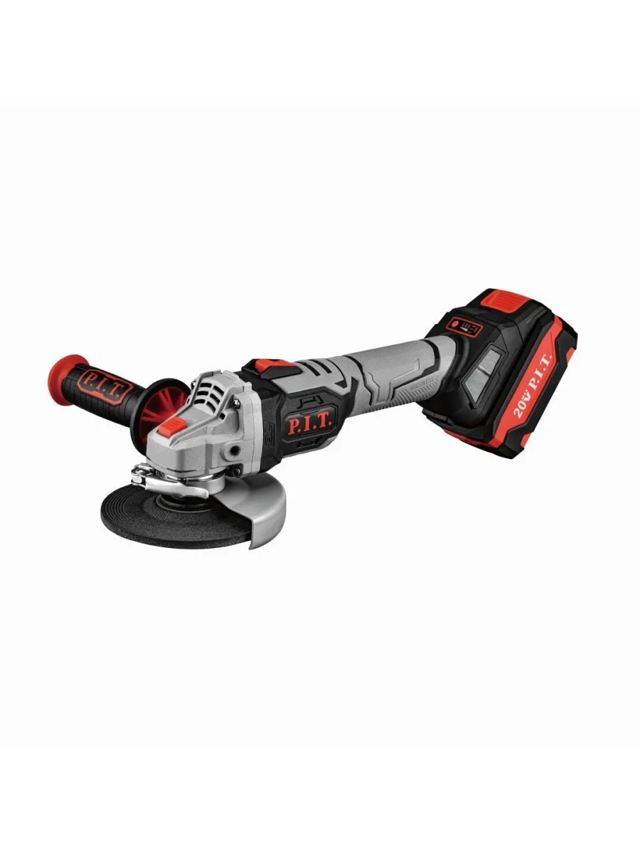 Углошлифовальная машина аккумуляторная P.I.T. PWS20H-125B/1, 20В,125мм, 1х4Ач, ЗУ