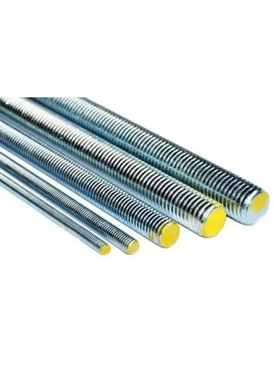 Шпилька резьбовая DIN 975 1м цинк  6,0 кл.пр. 8,8 POWER FASTEN (упак. 100 шт)