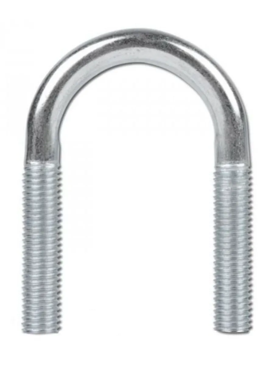 Скоба U-образная DIN 3570 (102-114-118мм) 4" М12 цинк