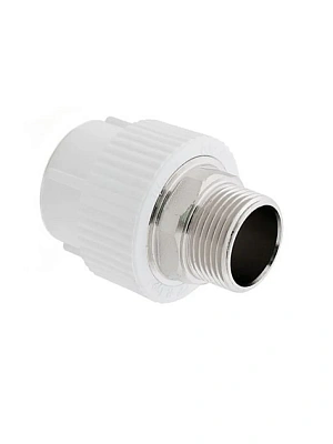 Муфта ППР с наружной резьбой  75х2 1/2" под ключ